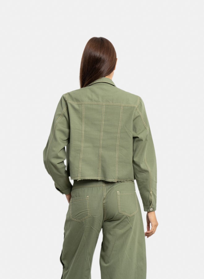 Azul Colored Jeans Gabardine Jacket - Image 2